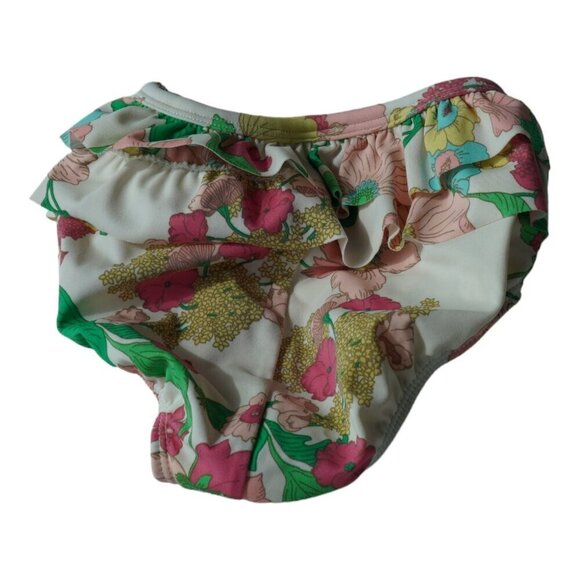 Janie and Jack FLORAL SWIM DIAPER‎ COVER Sz 12-18M - Picture 4 of 6